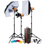 Godox 250SDI 250 Watt 3'lü Paraflaş Kit (FDCA31230)