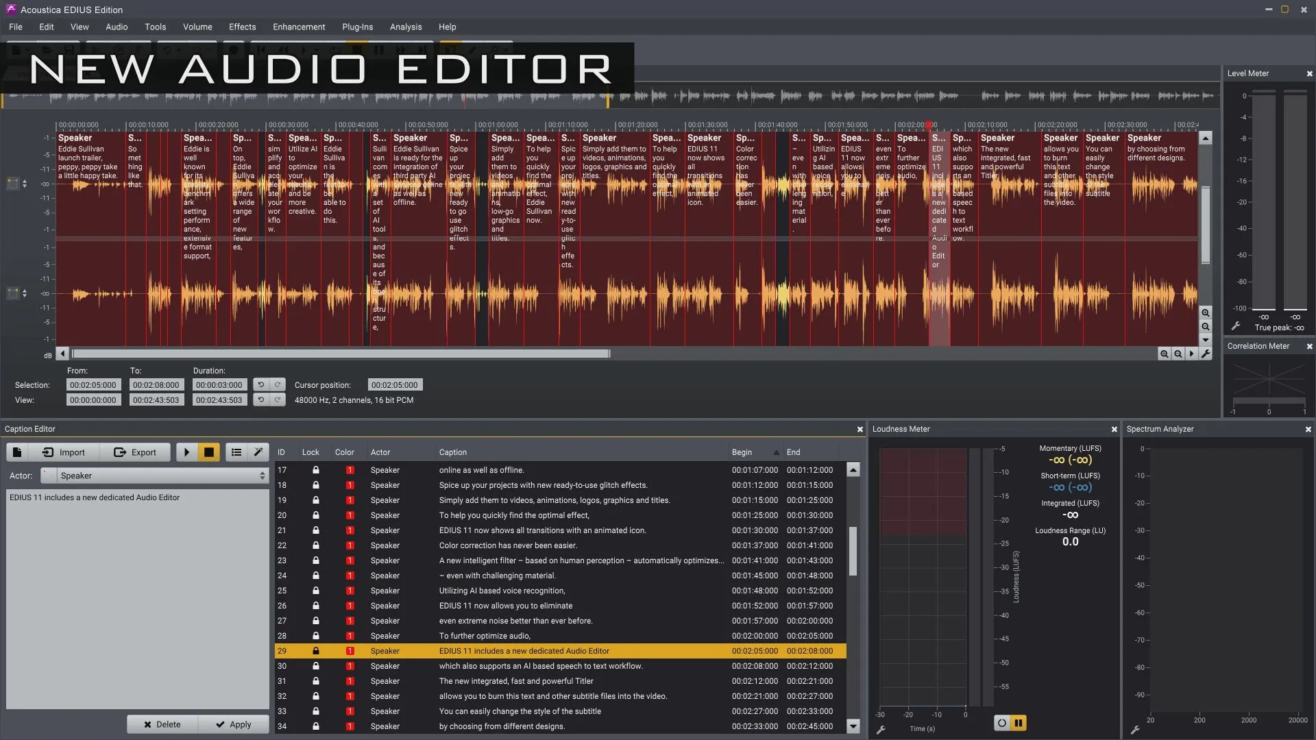 EDIUS 11 Broadcast - Görsel 3