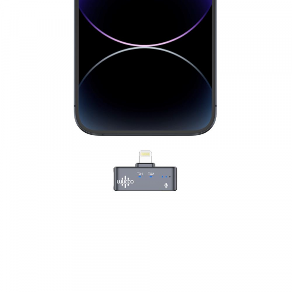 Luucco AirWave K1 (Lightning) Digital Wireless Mikrofon - Görsel 2