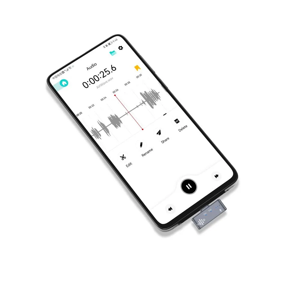Luucco AirWave K1 (Type-C) Digital Wireless Mikrofon - Görsel 3