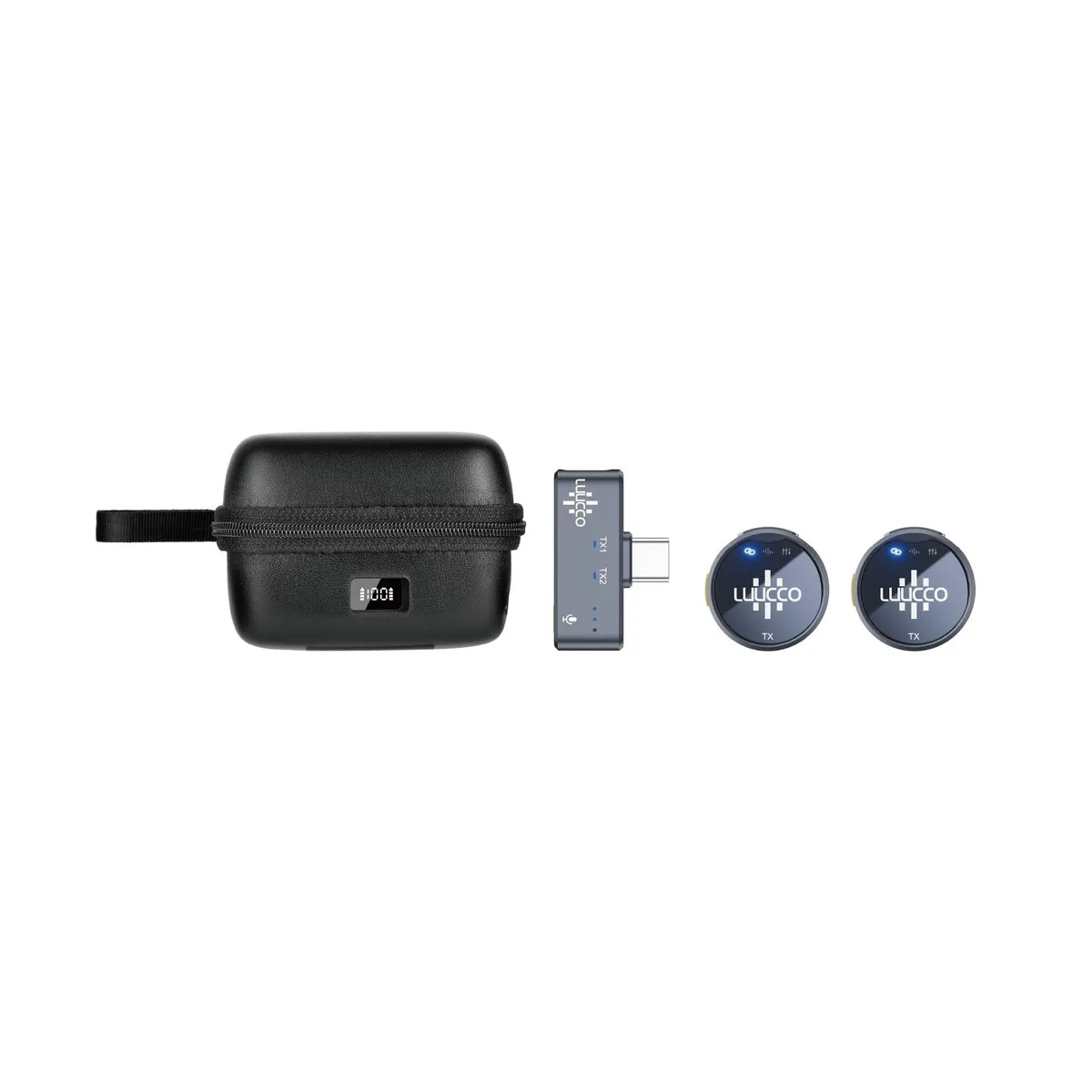 Luucco AirWave K2 (Type-C) Digital Wireless Mikrofon - Görsel 3