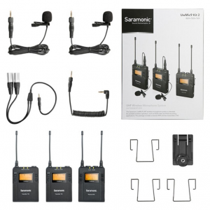 SARAMONIC UWMİC9 RX9+TX9+TX9 KIT2 UHF WIRELESS MIC