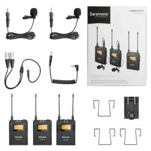 SARAMONIC UWMİC9 RX9+TX9+TX9 KIT2 UHF WIRELESS MIC