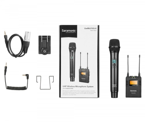 SARAMONIC UWMİC9 RX9+HU9 KIT4 UHF WIRELESS MICROPHONE - Görsel 4