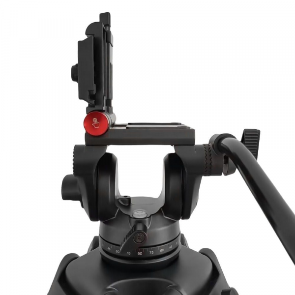 Miliboo MTT608A 196cm Video Tripod + MYT802L Dikey Çekim Kafası - Görsel 3