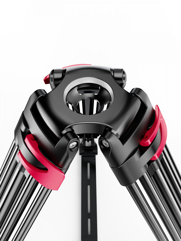 Miliboo MTT609A Hidrolik Kafalı Profesyonel Alüminyum Tripod - Görsel 3