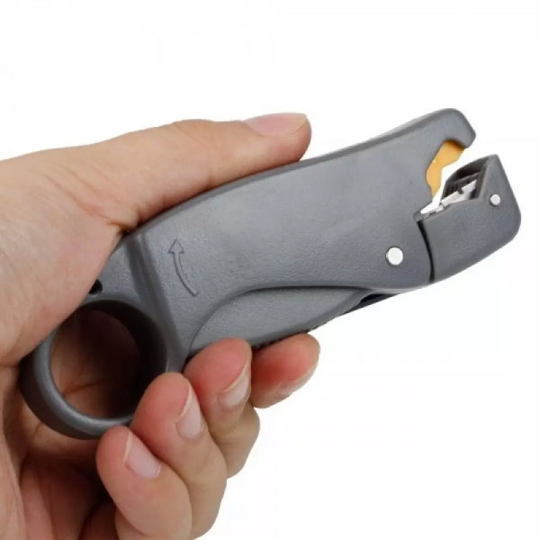 Pro’skit 6PK-322 Rotary Coaxial Stripper RG58/59/6 Gray - Görsel 4