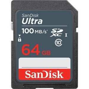 SANDISK Ultra 64GB 140MB/S SDHC/SDXC Class 10 Uhs-I Hafıza Kartı