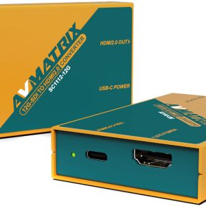 Avmatrix SC1112-12G 12G-SDI to HDMI 2.0 4K Broadcast Converter