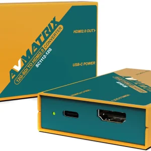 Avmatrix SC1112-12G 12G-SDI to HDMI 2.0 4K Broadcast Converter